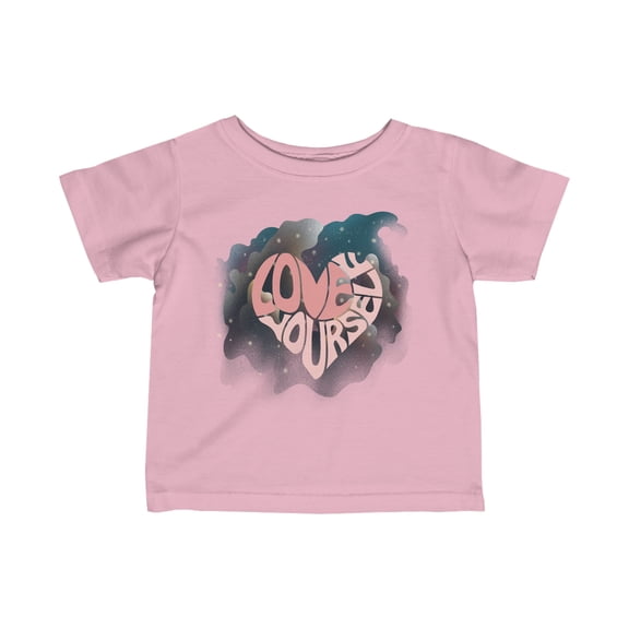 Rabbit Skins Infant Love Yourself Tee