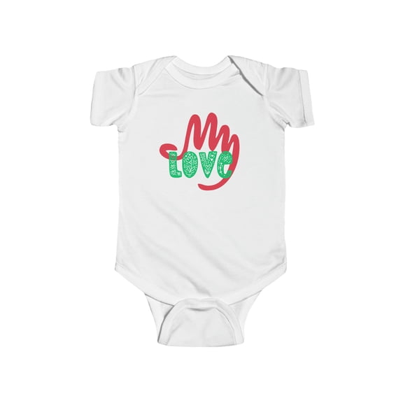 Rabbit Skins Infant My Love Bodysuit