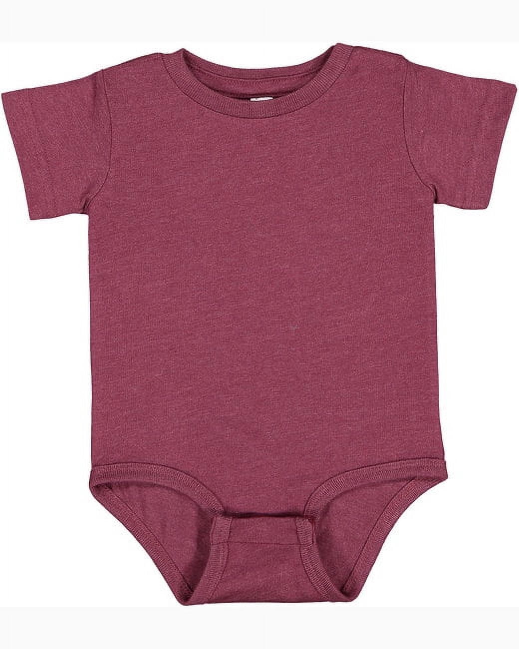Rabbit Skins - Infant Premium Jersey Short Sleeve Bodysuit - 4480, NB ...
