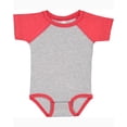 thumbnail image 1 of Rabbit Skins Infant Vintage Fine Jersey Baseball Bodysuit, 1 of 4