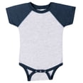 thumbnail image 1 of Rabbit Skins Infant Vintage Fine Jersey Baseball Bodysuit, 1 of 4