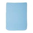 thumbnail image 1 of Rabbit Skins Infant 100% Cotton Premium Jersey Blanket, Blue,, 1 of 2