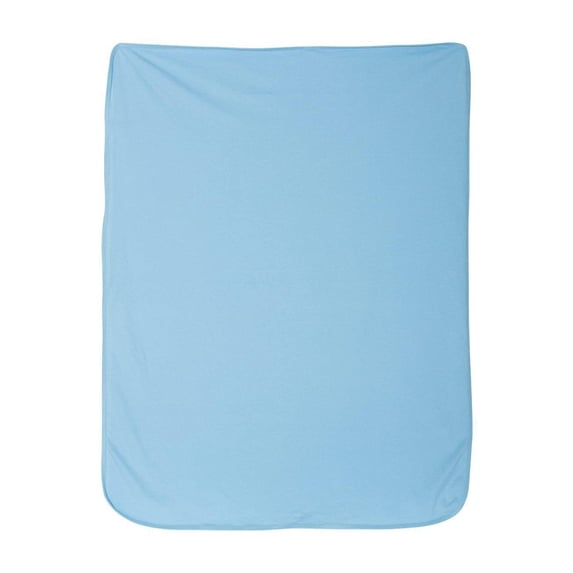 Rabbit Skins Infant 100% Cotton Premium Jersey Blanket, Blue,