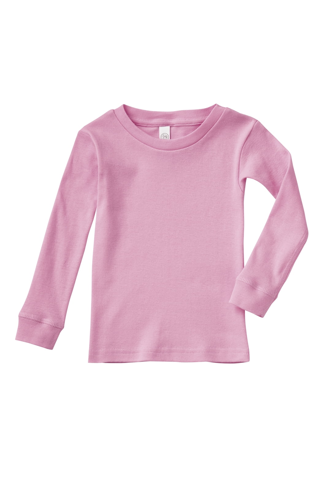 Rabbit Skins Toddler Baby Rib Long Sleeve Pajama Top Size up to 5/6T ...