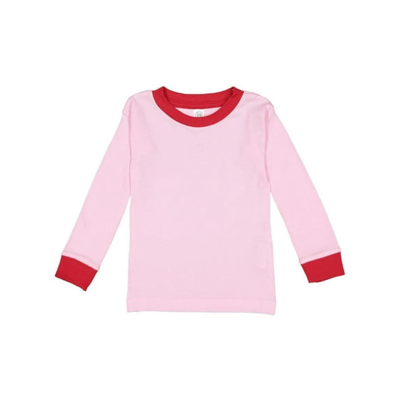 Rabbit Skins Toddler Baby Rib Long Sleeve Pajama Top Size up to 5/6T