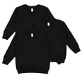 thumbnail image 1 of Rabbit Skins Toddler Boy & Girl Fleece Long Sleeve Pullover Sweatshirt| 2T to Size 7, 3 Pack Bulk Set, Basic Black, 7, 1 of 5