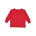 thumbnail image 1 of Rabbit Skins - Toddler Fine Jersey Long Sleeve Tee - 3302 - Red - Size: 5/6, 1 of 3