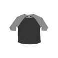 thumbnail image 1 of Rabbit Skins Toddler Fine Jersey Raglan 3/4 Sleeve Baseball Tee, Vintage Smoke/Granite Heather, 3T, 1 of 2