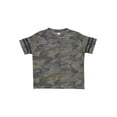 thumbnail image 1 of Rabbit Skins Toddler Fine Jersey Short Sleeve Football Tee, Vintage Camo/Vintage Smoke, 2T, 1 of 2