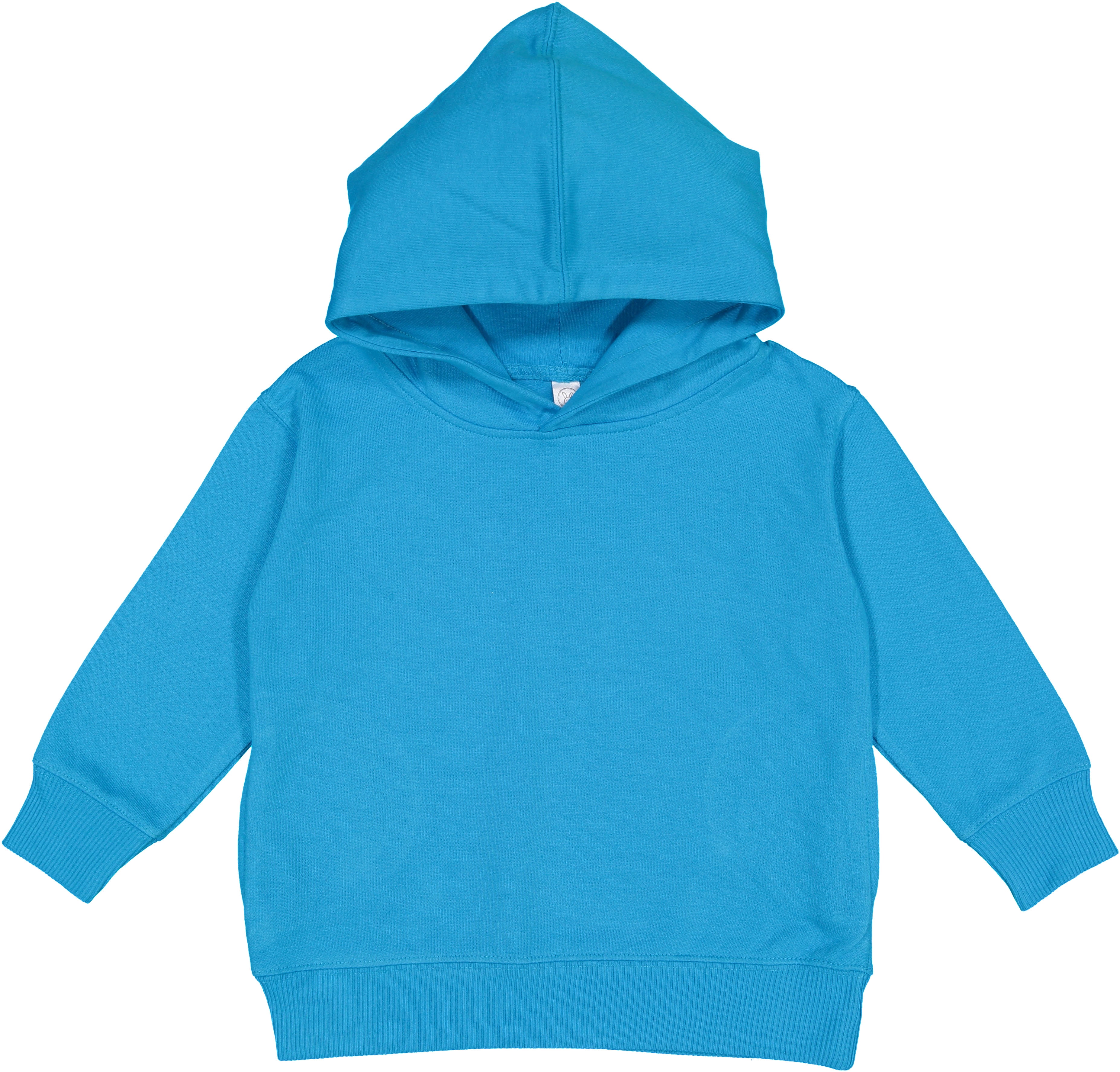 Rabbit Skins Toddler Fleece Long Sleeve Hooded Pullover Sweatshirt with