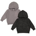 thumbnail image 1 of Rabbit Skins Toddler Fleece Long Sleeve Pullover Hoodie 2-Pack, Storm Camo/ Granite Heather, 2, 1 of 4