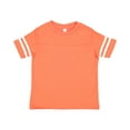 thumbnail image 1 of Rabbit Skins Toddler Football T-Shirt - VN ORANGE/ BD WH - 2T, 1 of 2