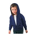 thumbnail image 1 of Rabbit Skins Toddler Full-Zip Fleece Hooded Sweatshirt (3346), 1 of 1