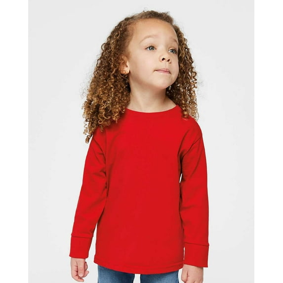 Rabbit Skins Toddler Long Sleeve Fine Jersey Tee