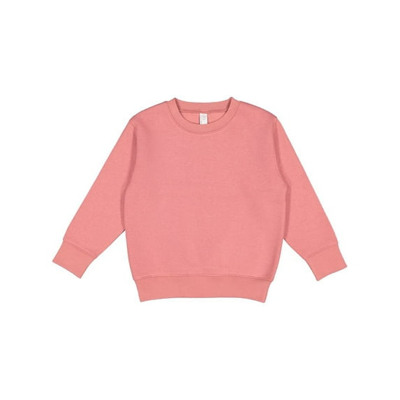 Rabbit Skins Toddler Sweatshirt Boys & Girls | Long Sleeve Fleece , Mauvelous, 7