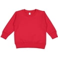 thumbnail image 1 of Rabbit Skins Toddler Sweatshirt Boys & Girls | Long Sleeve Fleece , Red, 2T, 1 of 5