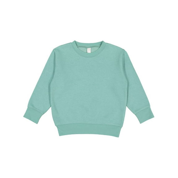 Rabbit Skins Toddler Sweatshirt Boys & Girls | Long Sleeve Fleece , Saltwater, 4