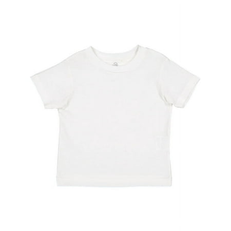 Rabbit Skins Infant 100% Cotton Jersey Short Sleeve Tee, White, 18 Months