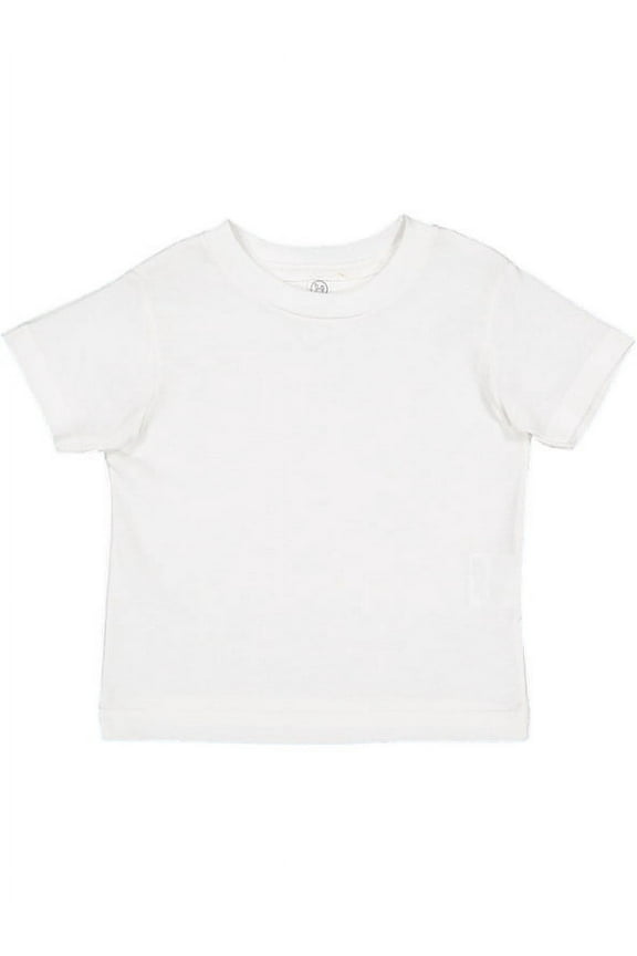 Infant 100% Cotton Jersey Short Sleeve Tee, White, 18 Months