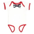 thumbnail image 1 of Rabbit Skins Baby Rib Infant Bow Tie Bodysuit, 1 of 2