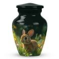 thumbnail image 1 of Rabbit Summer Blossom Bunny Small Urns For Human Ashes - Cremation Urns For Human Ashes - Cremation Keepsakes For Ashes - Decorative Urns For Human Ashes - Little Urns For Ashes (Size 3",1Pcs), 1 of 5