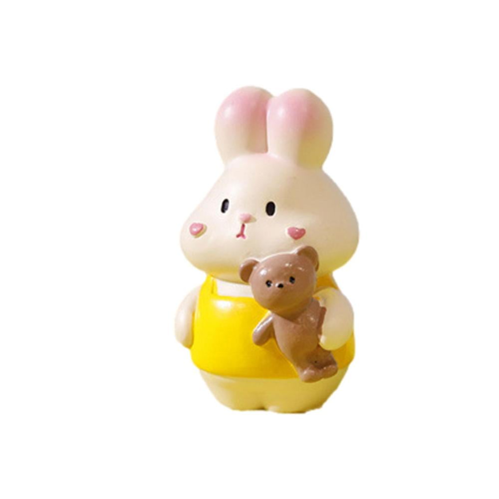 Rabbit Table Decor Little Rabbit Decor Resin Figurine Ornament