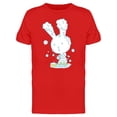 thumbnail image 1 of Rabbit Taking A Shower, Doodle Tee Men's -Image by Shutterstock, 1 of 2