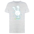 thumbnail image 1 of Rabbit Taking A Shower, Doodle Tee Men's -Image by Shutterstock, 1 of 2