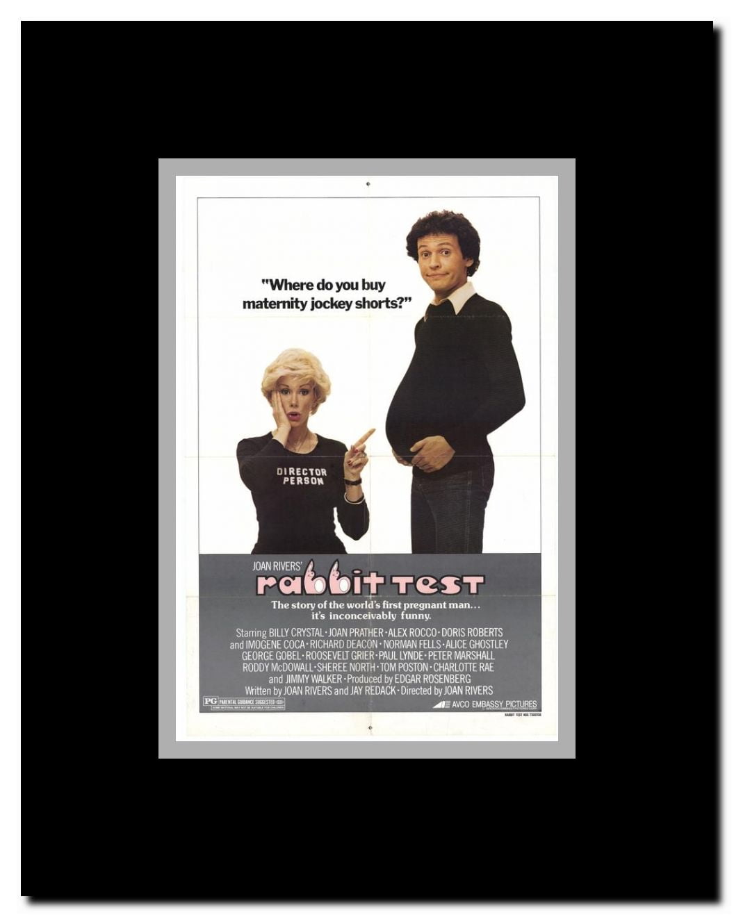 Rabbit Test Framed Movie Poster