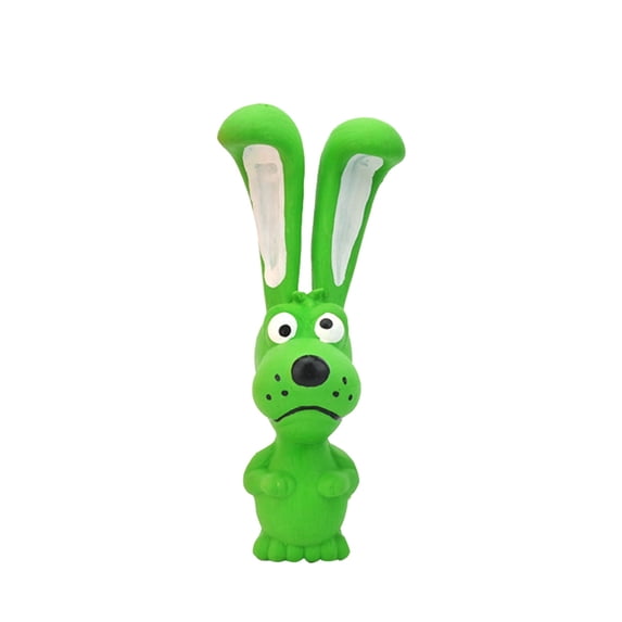 Rabbit Toys for Dogs Latex Squeaker Chew Training Products Dogs Puppy Squeak Toys Screaming Rubber