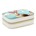 thumbnail image 1 of Rabbit Velvet Portable Storage Box with Removable Compartment: Gift-Ready Organizer for Bracelets, Necklace, and Jewelry, 1 of 7