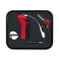 thumbnail image 1 of Rabbit Vertical Cork Screw with Aerator Set in Red, 1 of 2