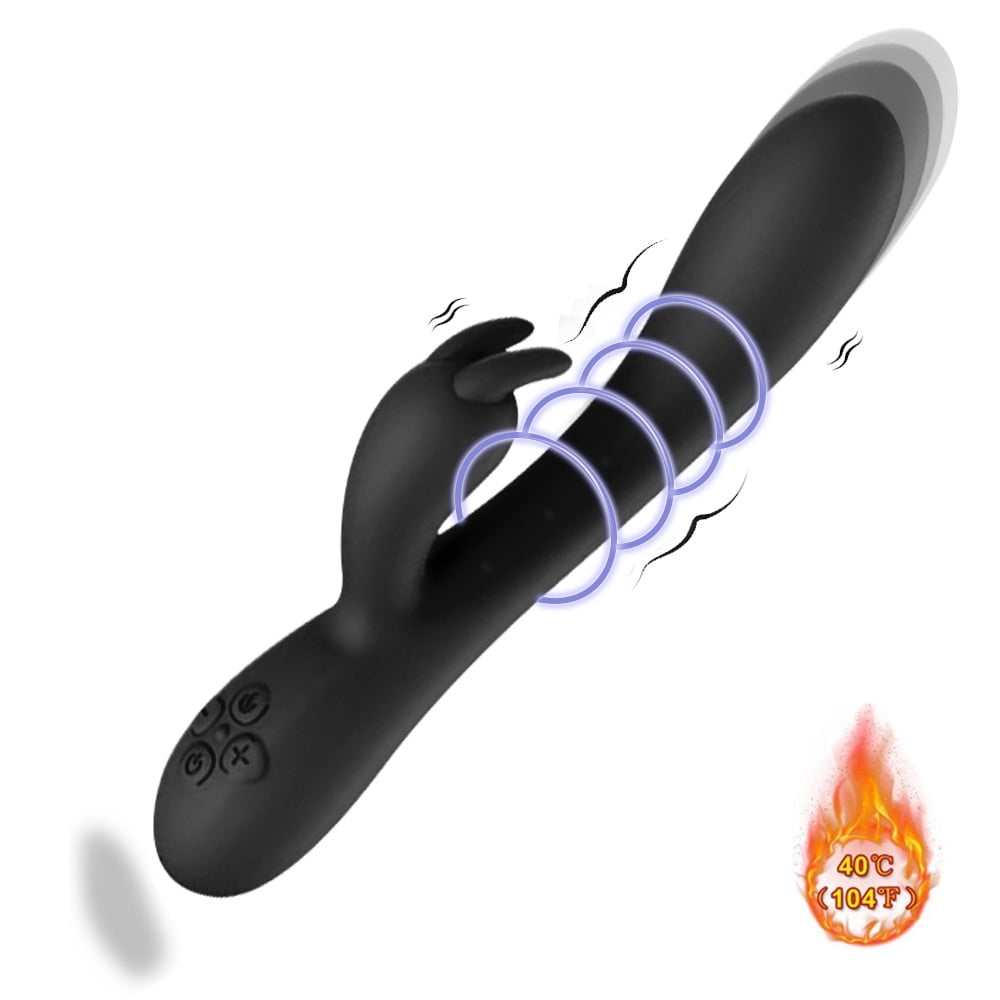 Rabbit Vibrator Sex Toys Dildo with Heating & 16 Vibration Modes,G-Spot  Clitoral Vibrator for Women Couple - Walmart.com