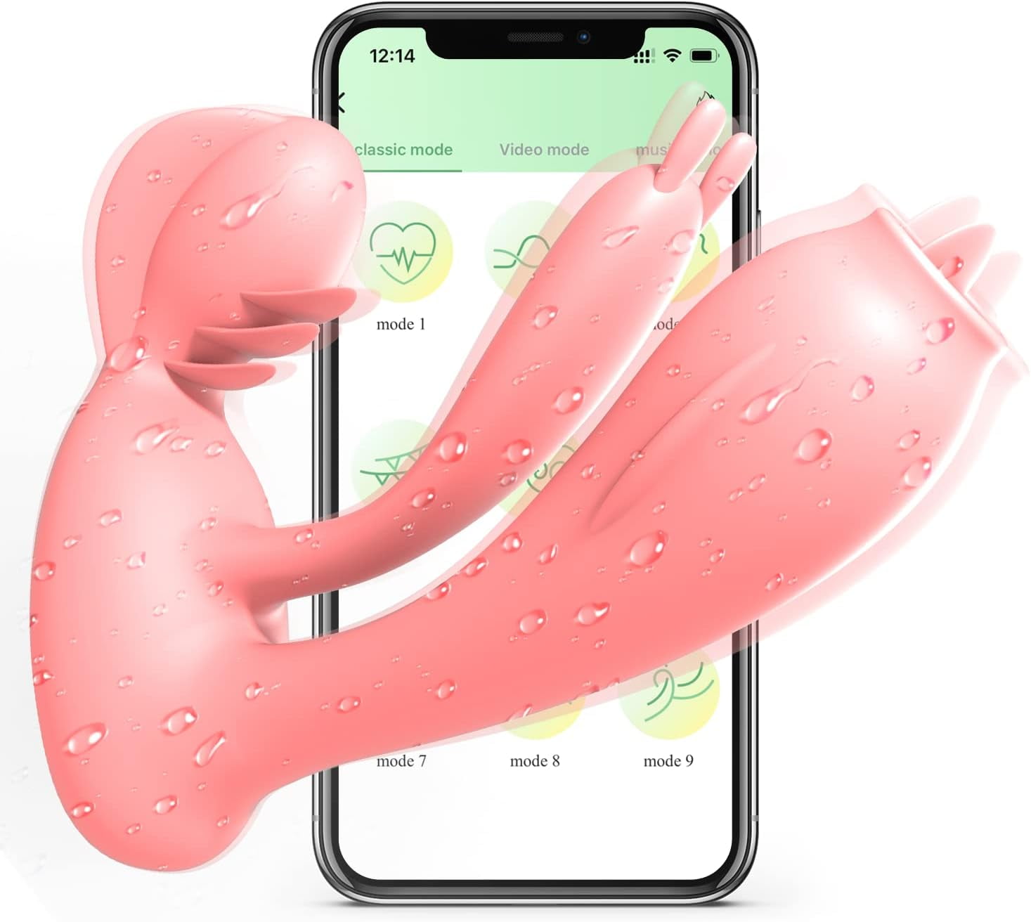 Rabbit Vibrator for Women Pleasure,10 Vibrating \u0026 3 Thrusting Modes,Waterproof App Control Women Adult Toys for Couples