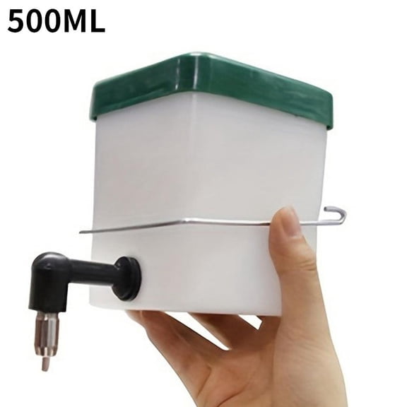 Rabbit Water Bottle, 500ml & 1000ml Sizes, Leak-Proof Design for Clean Cage, Wall-Mounted Pet Hydration Dispenser