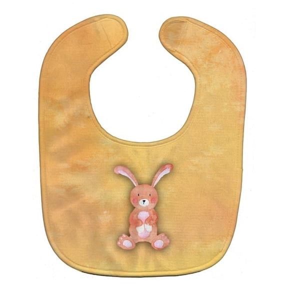 Rabbit Watercolor Baby Bib