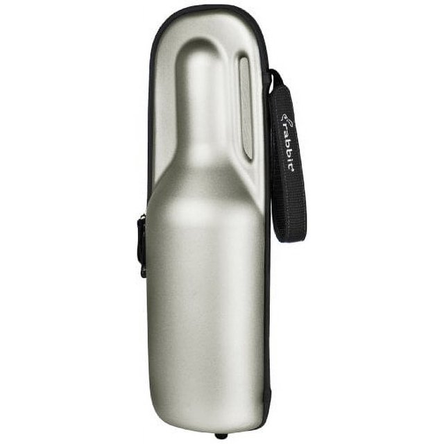 Rabbit Wine Trek Portable Bottle Cooler (Silver and Black) Silver/Black