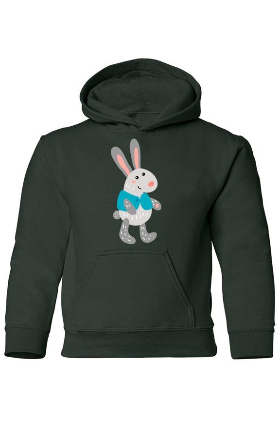 Rabbit With A Sweater Hoodie Juniors -Image by Shutterstock, Small