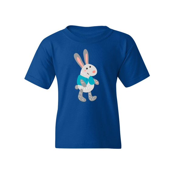 Rabbit With A Sweater T-Shirt Juniors -Image by Shutterstock, Medium