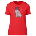 thumbnail image 1 of Rabbit With Bowtie & Hat T-Shirt Women -Image by Shutterstock, Female XX-Large, 1 of 2