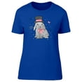 thumbnail image 1 of Rabbit With Bowtie & Hat Tee Women's -Image by Shutterstock, 1 of 1