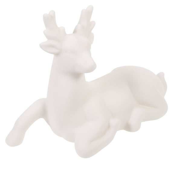 Rabbit Wolf Ceramic Ornaments Deer Modeling Decor Statue