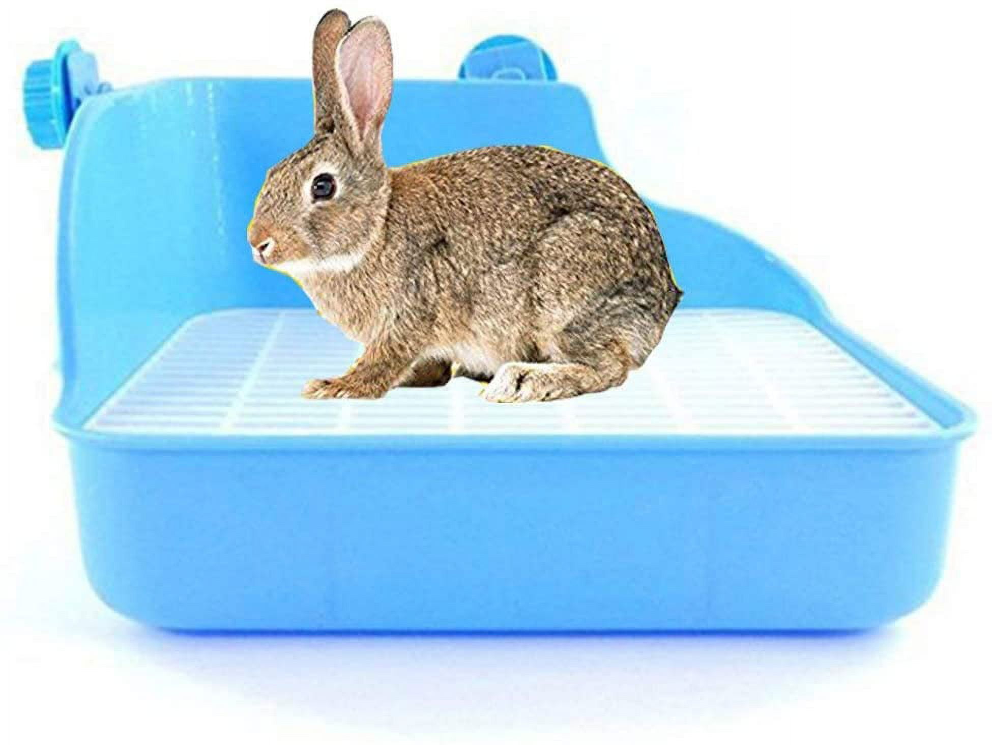 Rabbit cat litter box plastic small animal litter box potty trainer