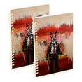 thumbnail image 1 of Rabbit in Suit Ring Binder Notebook Journey Note Diary College Ruled Spiral Notebook Study Loose Leaf Paper A5 60 Pages, 1 of 8