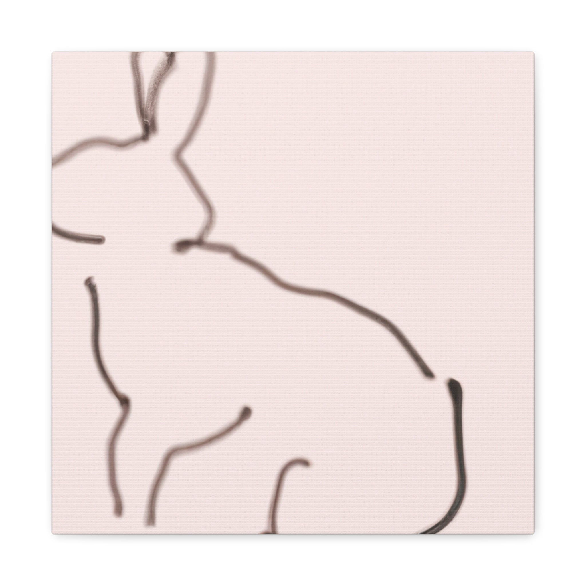 Rabbit of Minimalism - Canvas - Walmart.com