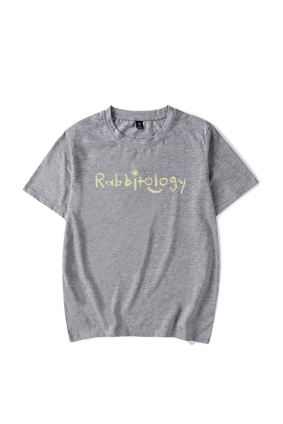 Rabbitology Logo Tee Women Men Crewneck Short Sleeve Casual Fashion T-shirt