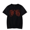 thumbnail image 1 of Rabbitology Lung Tee Unisex Crewneck Short Sleeve T-shirt Casual Streetwear Tops, 1 of 2