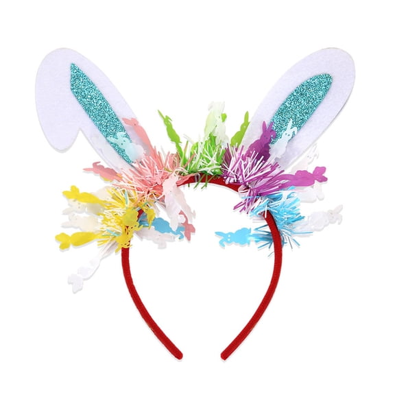 Rabbits Cosplay Makeup Headband Sweet Easters Headwear Hairbands Headwear Pompoms Hairbands Birthday Party