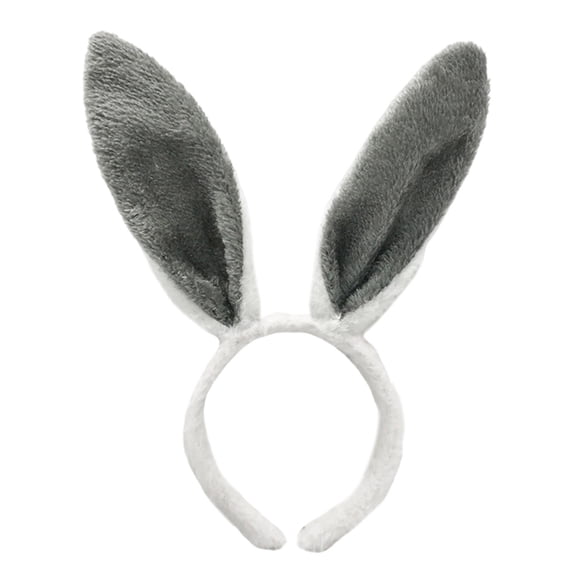 Rabbits Ear Headband Costume Plush Hairhoop Party Headpiece Masquerades Headwear Animation Costume Headwear