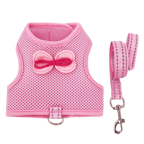 Rabbits Harness with Leash Small Pet Vest Harness Outdoor Walking Training Suit